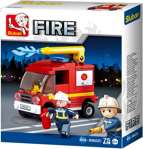 Sluban Fire Small Water Tender 75 Pieces