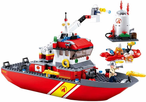 Sluban Fireboat with Oil Tank 429 Pieces