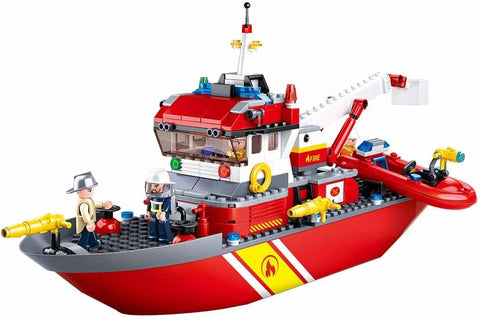 Sluban Fireboat with Oil Tank 429 Pieces