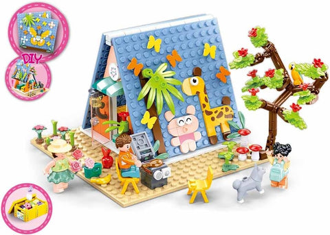 Sluban Girl's Dream Camping Hut 341 Pieces