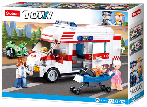 Sluban Town Ambulance 328 Pieces