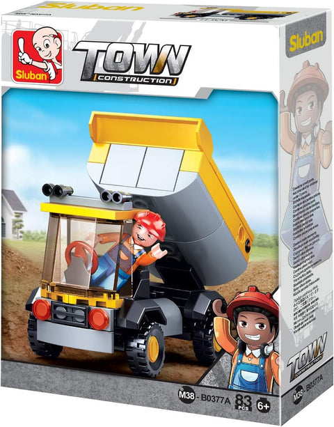 Sluban Town Construction Small Dump Truck 83 Pieces