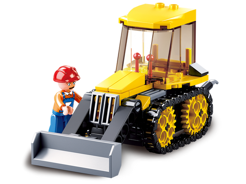 Sluban Town Construction Small Bulldozer 132 Pieces