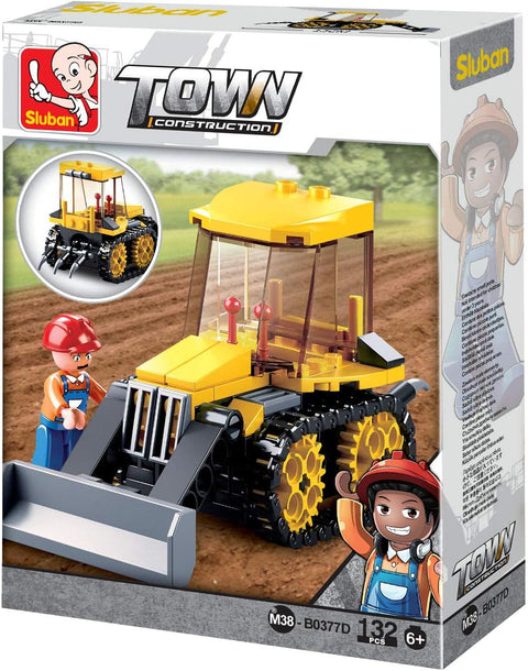 Sluban Town Construction Small Bulldozer 132 Pieces