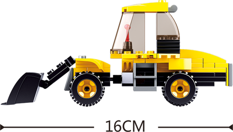 Sluban Town Construction Small Wheel Loader 91 Pieces