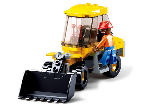 Sluban Town Construction Small Wheel Loader 91 Pieces