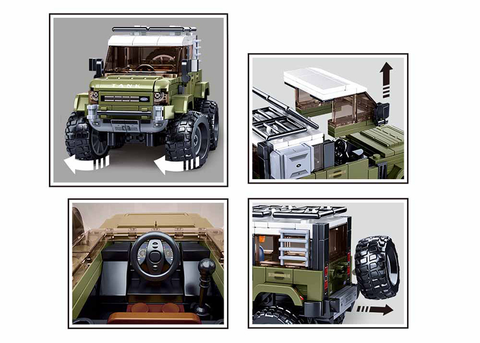 Sluban ModelBricks ORV SUV Attacker 317 Pieces