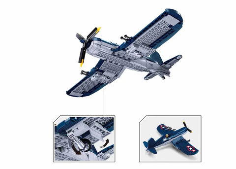 Sluban WWII F4U Fighter 550 Pieces