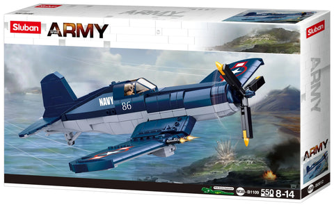 Sluban WWII F4U Fighter 550 Pieces