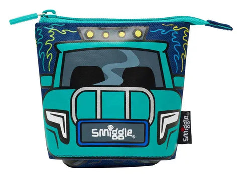 Smiggle Blue Blast Off Stand N' Slide 2 in 1 Pencil Case