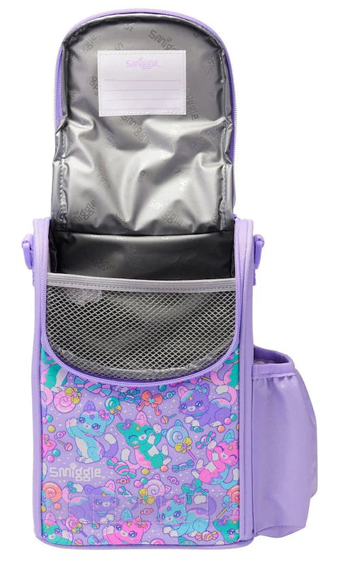 Smiggle Adventurous Lilac Junior ID Lunch Bag With Strap