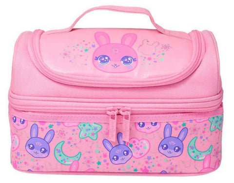 Smiggle Pink All Stars Double Decker Lunch Bag