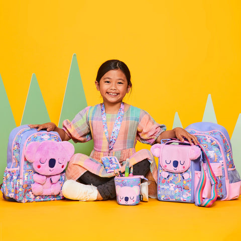 Smiggle Animalia Koala Junior Lunch Bag Witg Strap