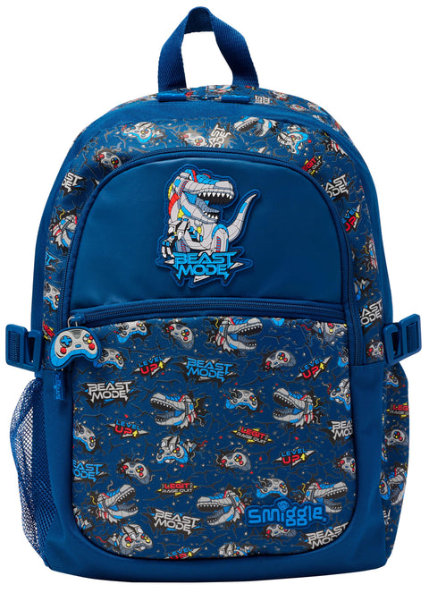 Smiggle Fly High Beast Mode Classic Attach Backpack 42cm