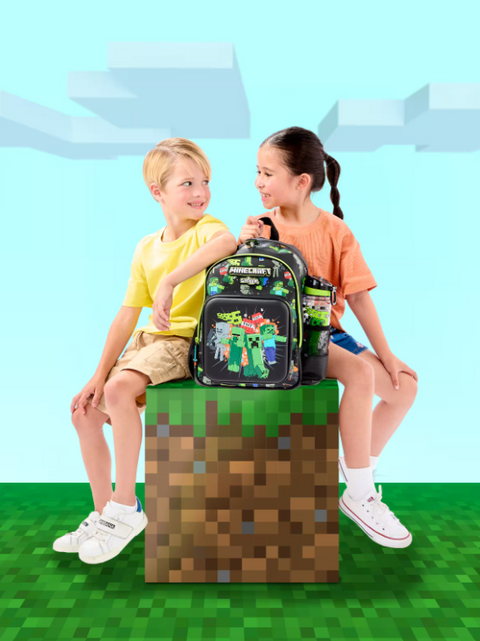 Smiggle Minecraft Junior Character Backpack 37cm