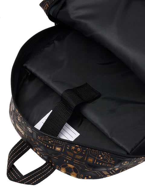 Smiggle Black Livewire Classic Backpack 42cm