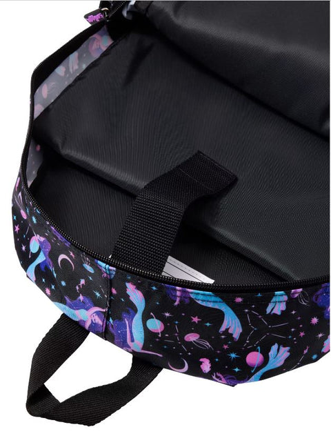 Smiggle Black Mix Limitless Classic Attach Backpack 42cm