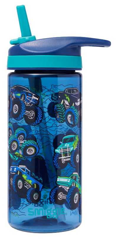 Smiggle Blast Off Junior Plastic Drink Bottle 440ml