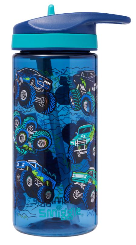 Smiggle Blast Off Junior Plastic Drink Bottle 440ml
