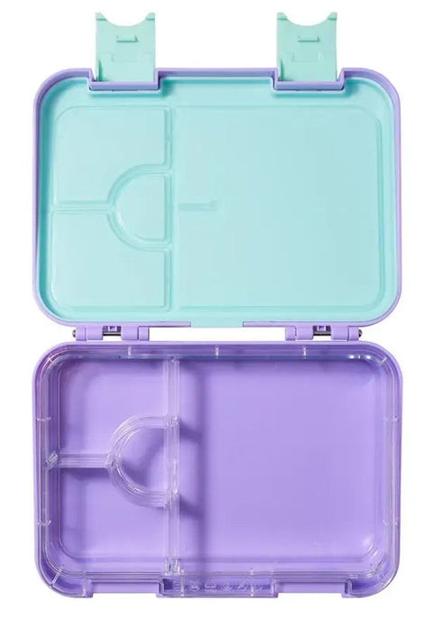 Smiggle Blast Off Lilac Medium Happy Bento Lunch Box