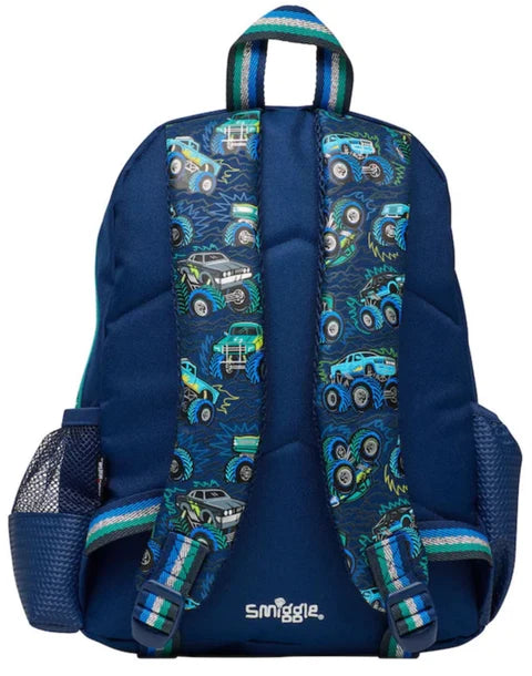 Smiggle Blue Blast Off Junior Character Backpack 38cm School Set