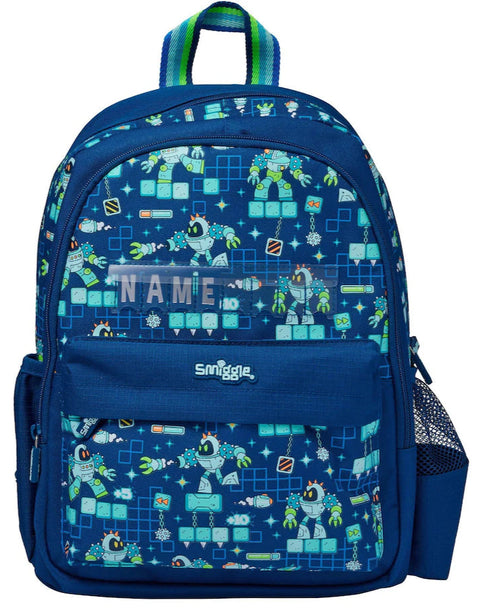 Smiggle Blue Happy Tales Junior Id Backpack 36cm