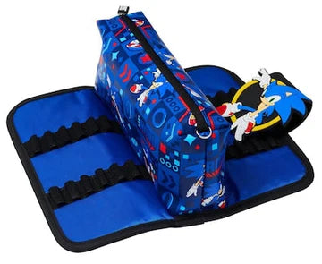 Smiggle Blue Sonic The Hedgehog Junior Hoodie Backpack 38cm School Set