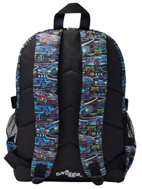Smiggle Bright Eyes Cars Classic Attach Backpack 42cm