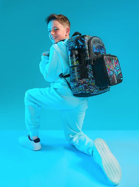 Smiggle Bright Eyes Cars Classic Attach Backpack 42cm