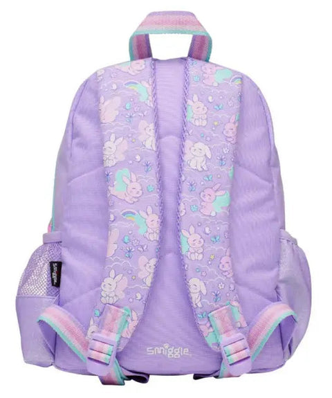 Smiggle Blast Off Lilac Junior Character Backpack 38cm