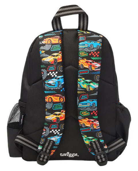 Smiggle Black Curious Junior Character Backpack 36cm