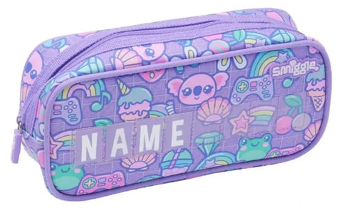 Smiggle Curious Lilac Junior Character Backpack 38cm School Set