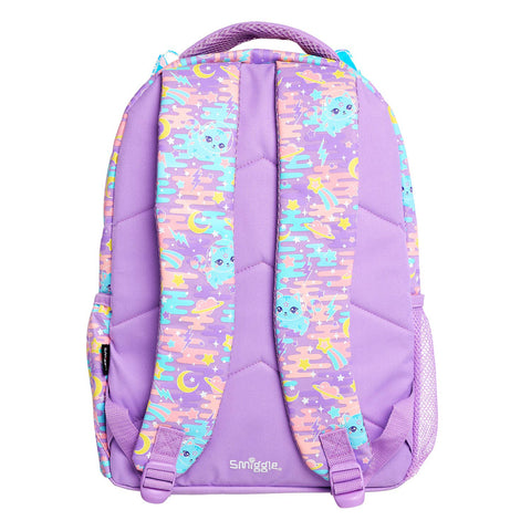 Smiggle Far Away Kitten Lilac Backpack 42cm