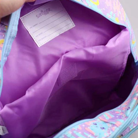 Smiggle Far Away Kitten Lilac Backpack 42cm