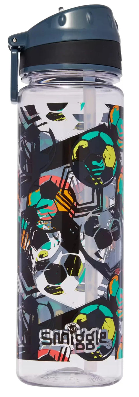 Smiggle Football Wild Side Drink Up Plastic Bootle 650ml