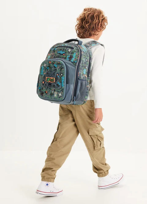 Smiggle Grey Traiblazer Ultra Backpack 40cm