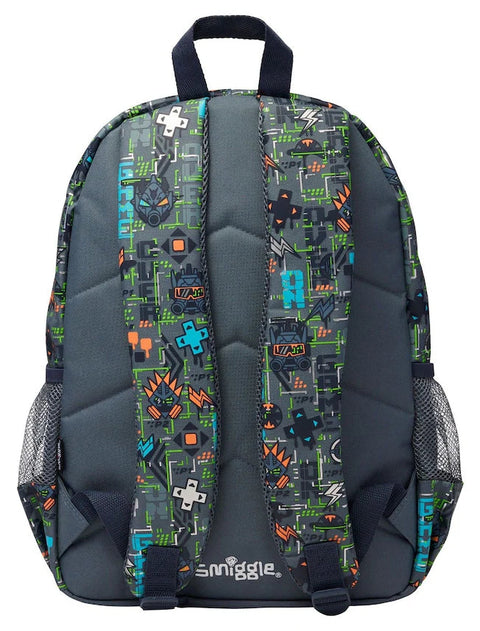Smiggle Grey Trailblazer Classic Attach Backpack 42cm
