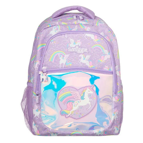 Smiggle Heart Shape Unicorn Classic Backpack 42cm