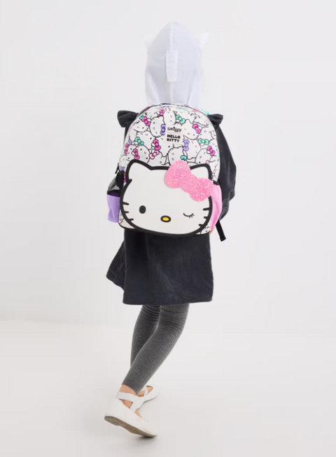 Smiggle Hello Kitty Junior Hoodie Backpack 36cm