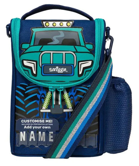Smiggle Blue Blast Off Junior Character Backpack 38cm School Set