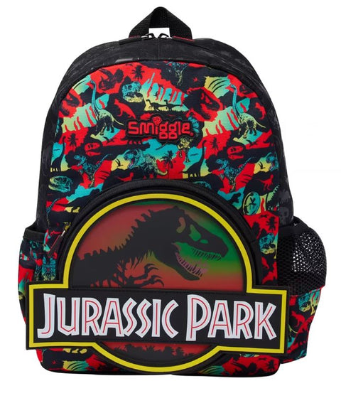 Smiggle Jurassic Park Character Junior Hoodie Backpack 38cm
