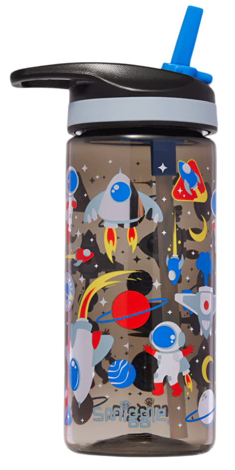 Smiggle Let's Play Space Junior Drink Bottle 440ml