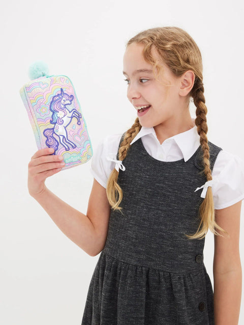 Smiggle Limitless Unicorn Character Pocket Pencil Case