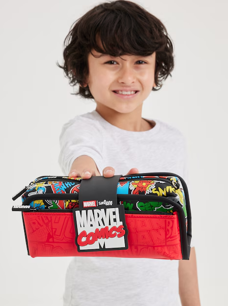 Smiggle Marvel Comics Utility Pencil Case