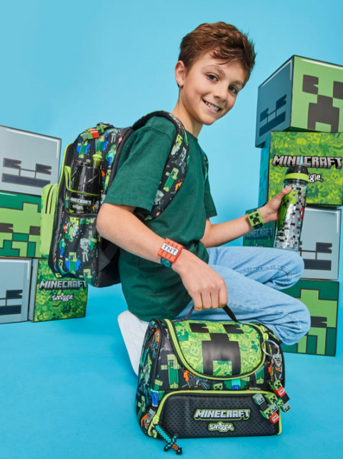 Smiggle Minecraft Backpack 42m School Set