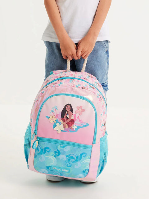 Smiggle Pink Moana Print Classic Backpack 42cm