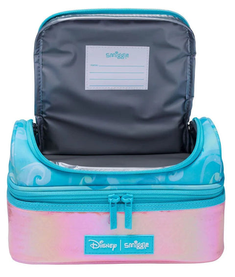 Smiggle Pink Moana Print Double Decker Lunch Bag