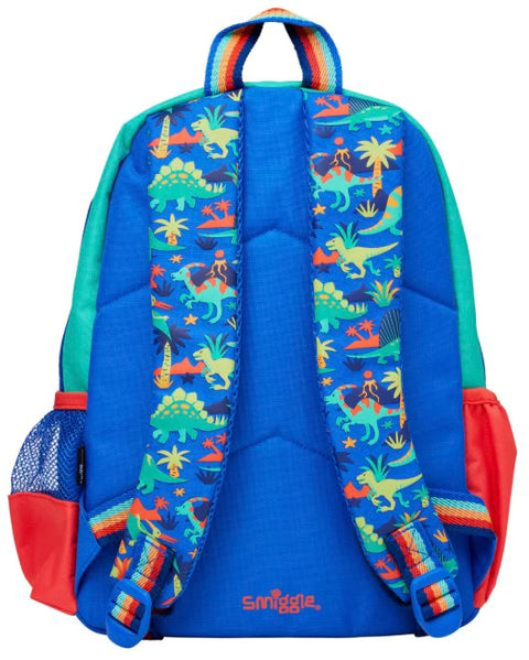 Smiggle Movin' Id Dinosaur Junior Backpack 36cm