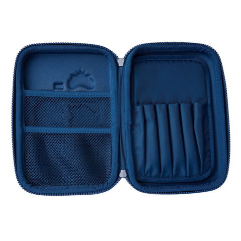 Smiggle Navy Game On Hardtop Pencil Case