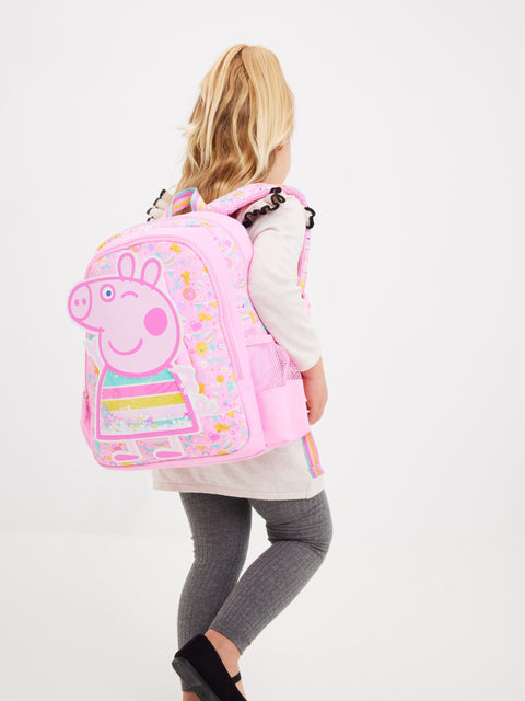 Smiggle Peppa Pig Junior Character Backpack 36cm